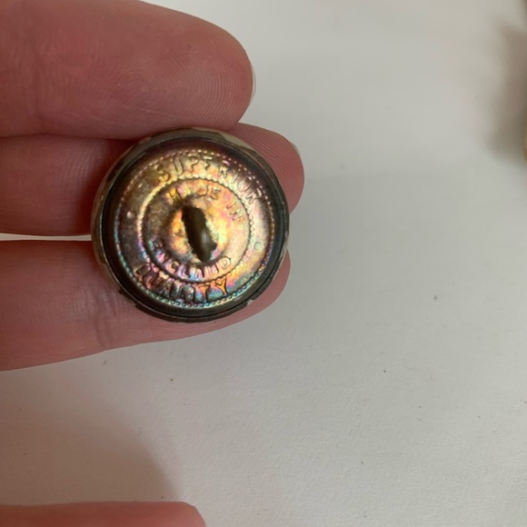 Vintage Horse Equestrian Silver Tone Metal Buttons-Set Of 34 - Picture 4 of 4